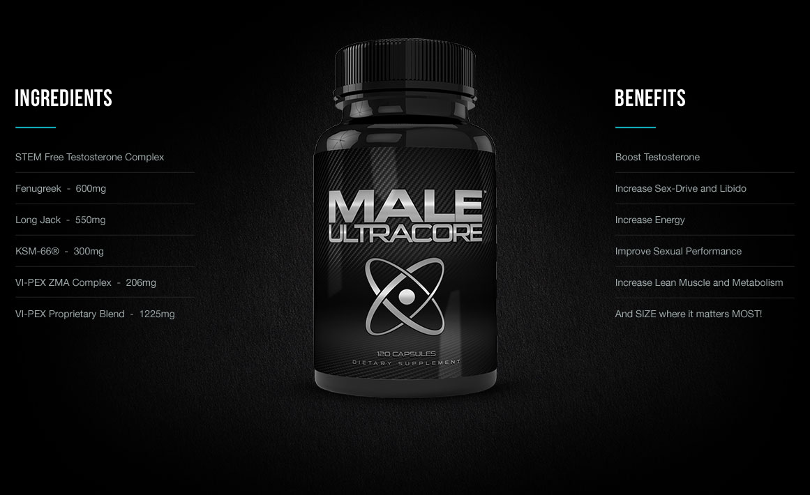 Benefits and Ingredients of Male UltraCore Testosterone Boosters